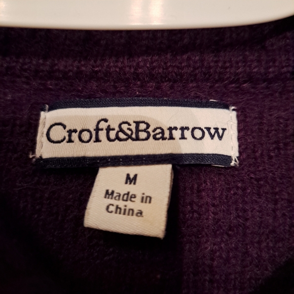 Croft & Barrow Wool Cardigan Sweater - Picture 6 of 6